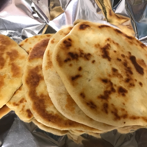 Skillet Garlic Flatbread