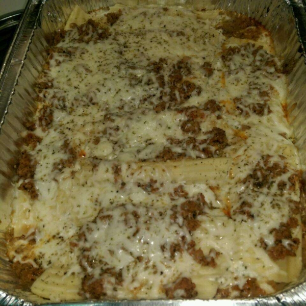 Cheese Stuffed Manicotti