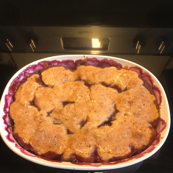 Peach Berry Cobbler