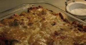 Big Spaghetti Pie with Beef