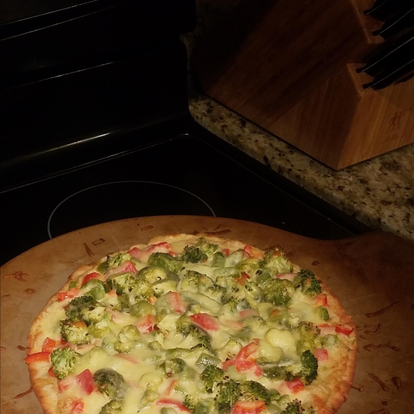 Hummus Pizza