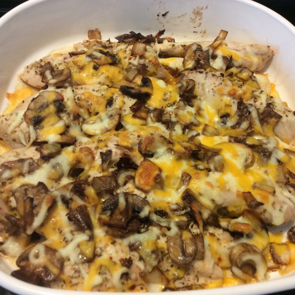 Smothered Chicken with Mushrooms