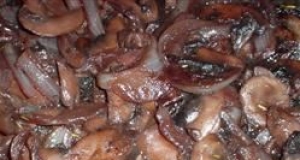 Wine Soaked Mushrooms