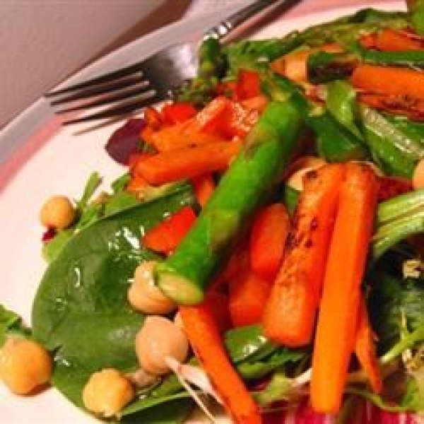 Bulgur Chickpea Salad