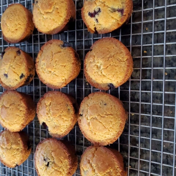 Blueberry Cornmeal Muffins