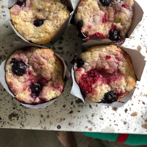 Berry Lemon Muffins
