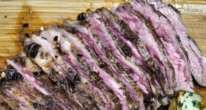 Grilled Skirt Steak with Roasted Potatoes