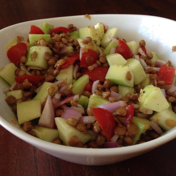 Lentil Salad with a Persian Twist
