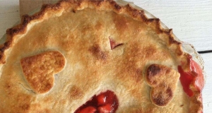 Cherry Rhubarb Pie