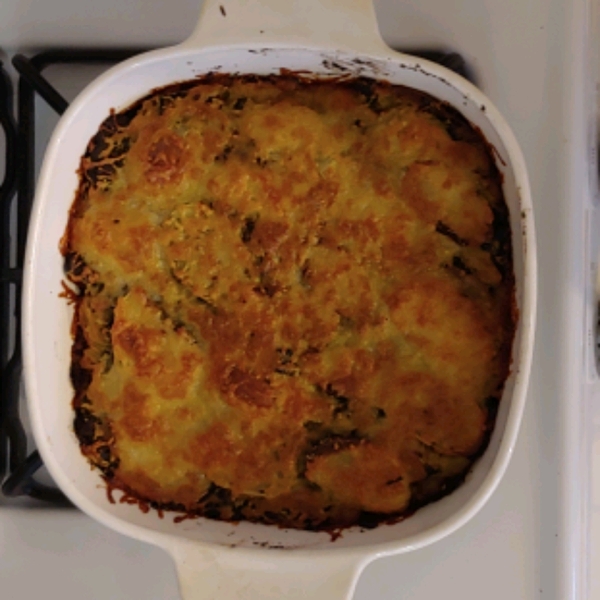 Curry Kale and Potato Galette