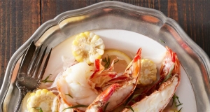 Tarragon and Lemon Lobster Scampi