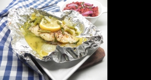 Grilled Swai and Asparagus Packets