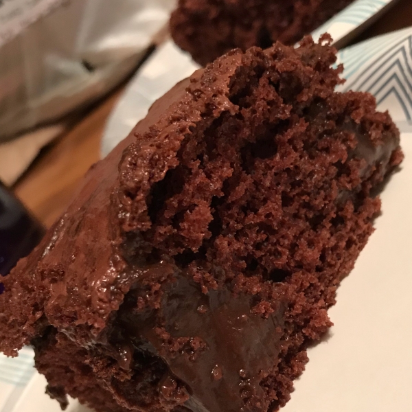 Toasted Marshmallow-Chocolate Pudding Cake