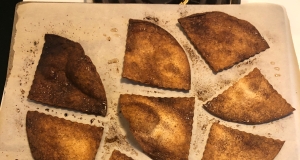 Tortilla Crisps with Brickle Dip