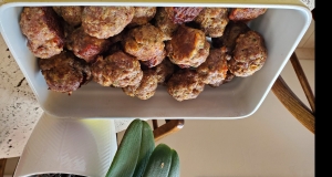 Italian Baked Meatballs