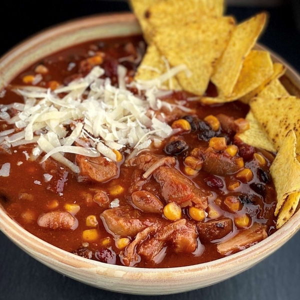 Instant Pot Vegan Chili con Yaca