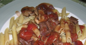 Saute of Beef with Wild Mushrooms