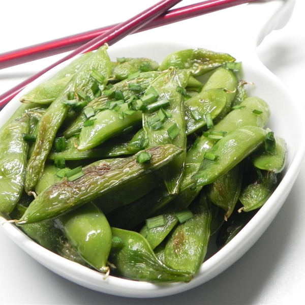 Roasted Sugar Snap Peas