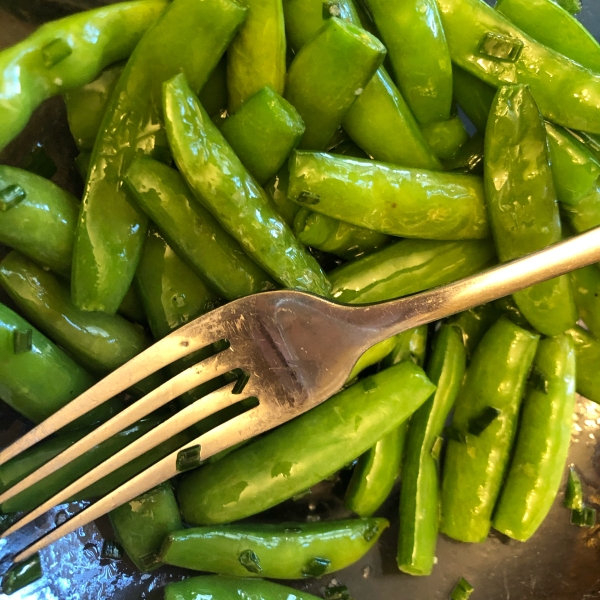 Roasted Sugar Snap Peas