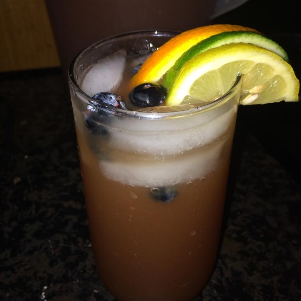 Watermelon and Cucumber Juice with a Spritz of Lime