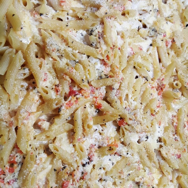 Artichoke and Roasted Red Pepper Pasta