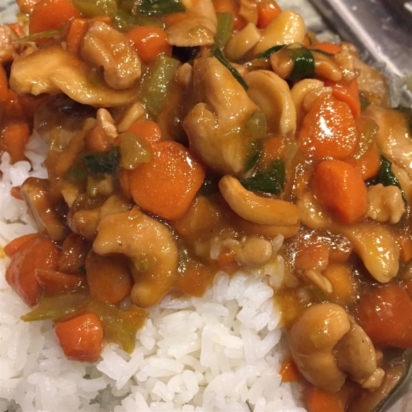 Chicken Honey Nut Stir Fry