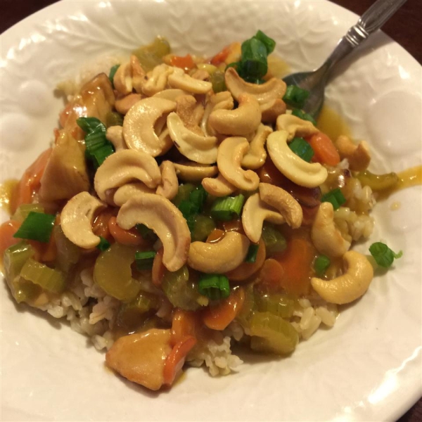 Chicken Honey Nut Stir Fry