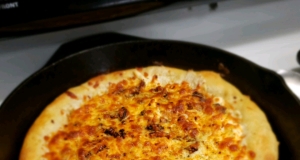 White and Gold Pizza