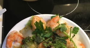 Grilled Shrimp Rice Noodle Bowl