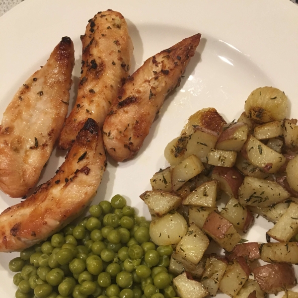 Broiled Herb Butter Chicken