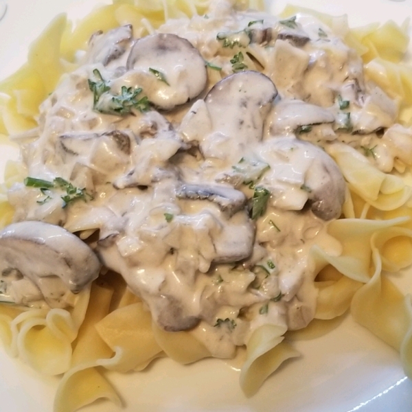 Portobello Mushroom Stroganoff