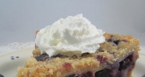 Blueberry Custard Pie