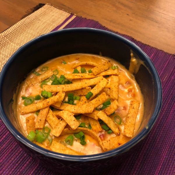 Cheesy Tortilla Soup