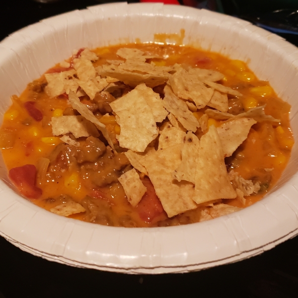 Cheesy Tortilla Soup