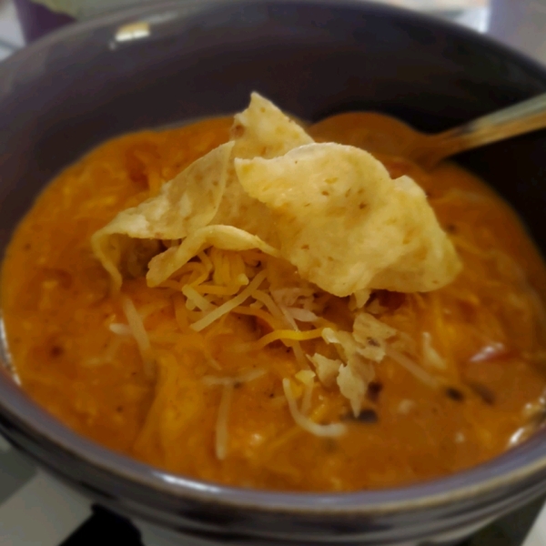 Cheesy Tortilla Soup