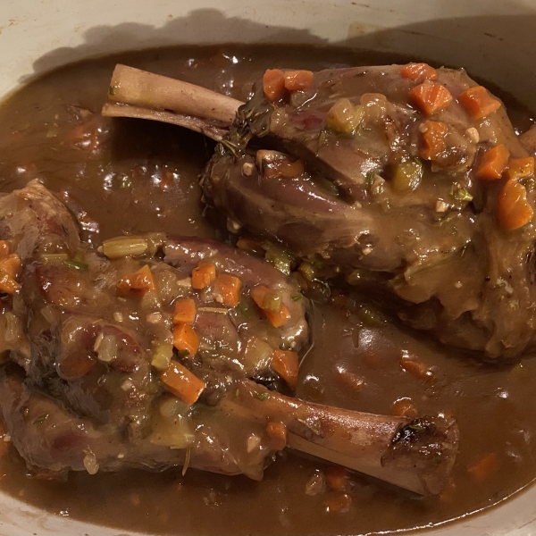 Jinx-Proof Braised Lamb Shanks