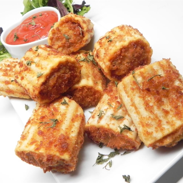 Deep-Fried Lasagna Pieces