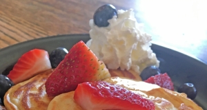 Fruit-Topped Whole Wheat Pancakes