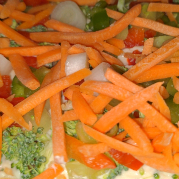 Garden Veggie Pizza Squares