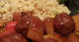 Spicy Sweet and Sour Meatballs