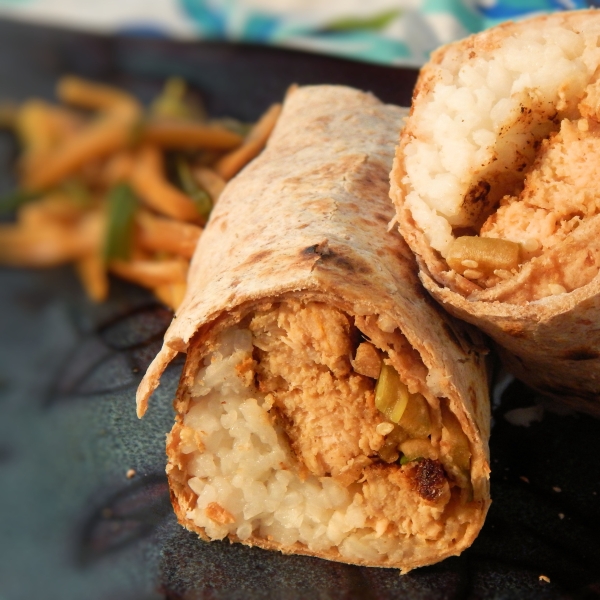 Asian Salmon Wrap