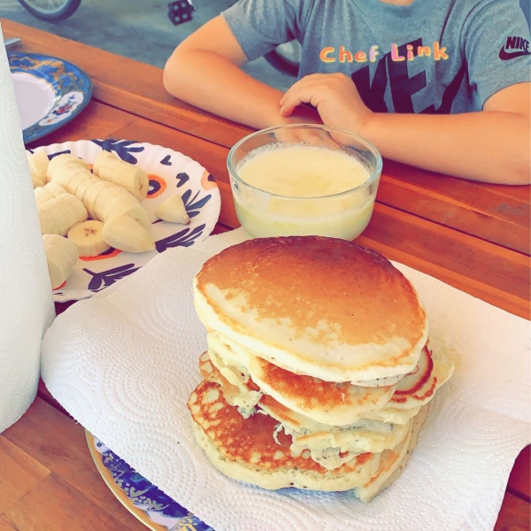 Coconut Banana Pancakes
