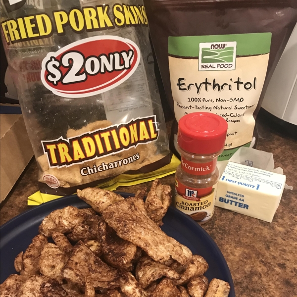 Cinnamon and Sugar Pork Rinds