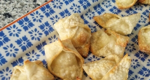 Air Fryer Boursin-Stuffed Wontons