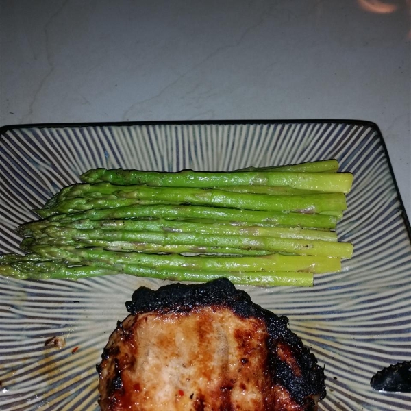 Grilled Asian Ginger Pork Chops