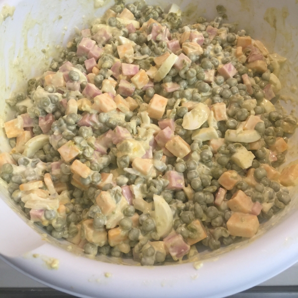 Green Pea and Ham Salad