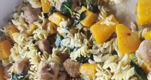 Smoked Sausage and Butternut Squash Pasta