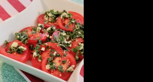 Sliced Tomatoes with Fresh Herb Dressing
