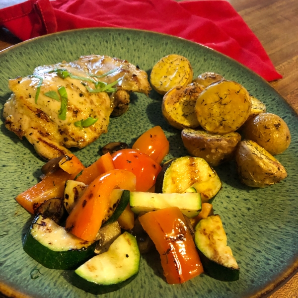 Lemon Basil Grilled Chicken