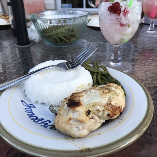 Lemon Basil Grilled Chicken